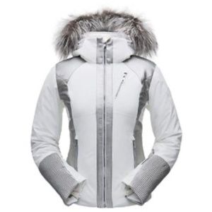 Spyder Jackets Coats Spyder Amour Real Fur Silver Fox Jacket
